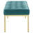 Loft Tufted Vegan Leather Bench by Modway-1977200483-1977200477