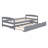 Twin Size Platform Bed with Twin Size Trundle-397280365