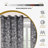 Finklea Floral Pattern Polyester Light Filtering/Room Darkening Rod Pocket Curtain Panels-270059478-270059481