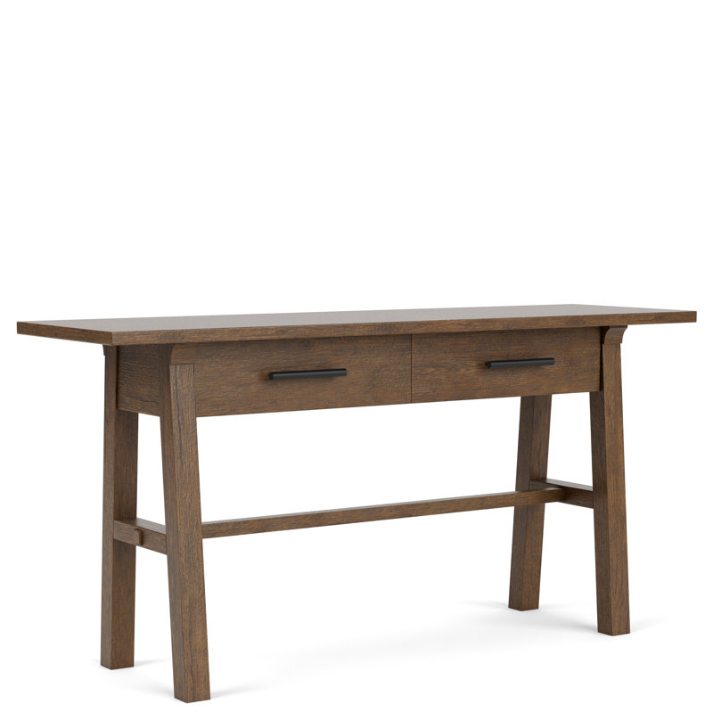 Cracked Oak Sofa Table