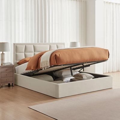Upholstered Ottoman Storage Bed
