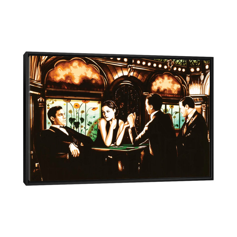 Infinite Game by Max Zorn - Print on Canvas, Black Framed, 101.6 cm H x 66.04 cm W