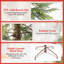 Arbre de Noël artificiel 7,5 pi avec 725 branches et 500 lumières multicolores pré-installées-591999030-591999031