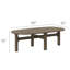 Ensemble de meubles d'extérieur en bois de teck 4 pièces Saratoga