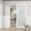 Porte de grange coulissante en bois manufacturé 80 po-101527861