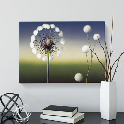 Stunning Dandelion Flowers - Wrapped Canvas Print