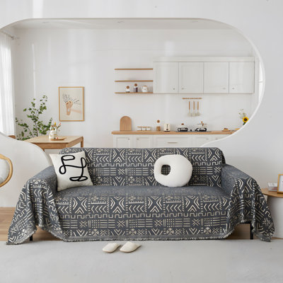 Chenille Sofa Cover, Versatile, Stain Resistant