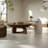 Modern simple round coffee table-104977300