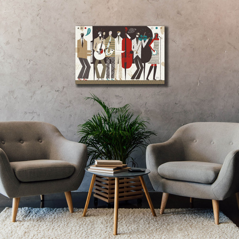  «The Band Neutral» par Michael Mullan, art mural sur toile, 40 po x 26 po