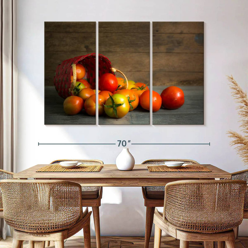 Yarlin Freshly Picked Tomatoes, 42" H x 65" W