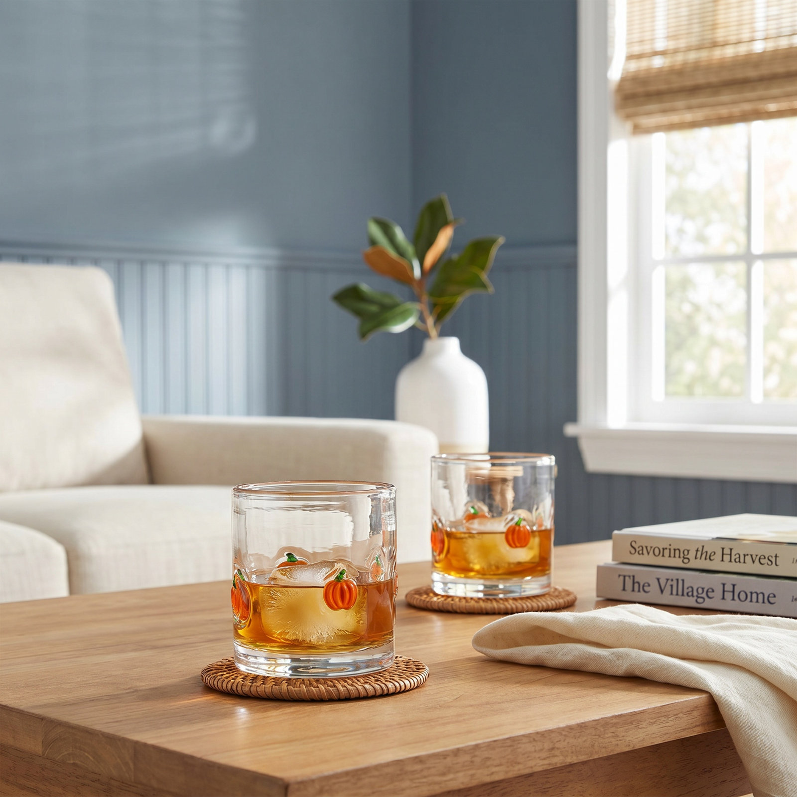 Pumpkin Drinking Glass