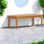 Ensembles de salle à manger de patio moderne, table de causeuse en bois d'acacia pour terrasses compactes