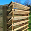 Pescadero Easy Fill Wooden Compost Bin Composter 449 Litres