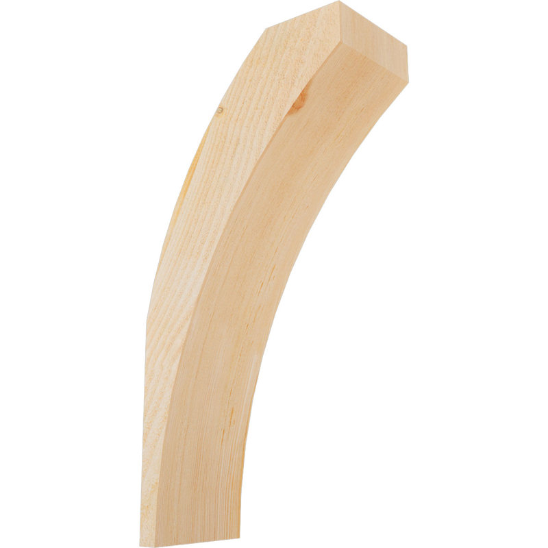 Genouillère Thorton, Sapin Douglas de 6 po (sciage brut), 12 po X P 24 po H