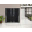 Porte d'entrée extérieure double prémontée en aluminium Cynex 6777, verre clair miroir noir, style moderne, peinte (L 72 x H 80), ouverture à droite vers l'extérieur-93483901-93483890-93483898