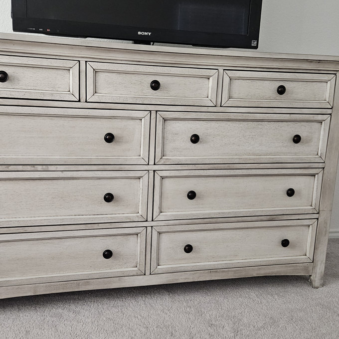 Three Posts Woodside 9 Drawer 66" W Dresser & Reviews | Wayfair
