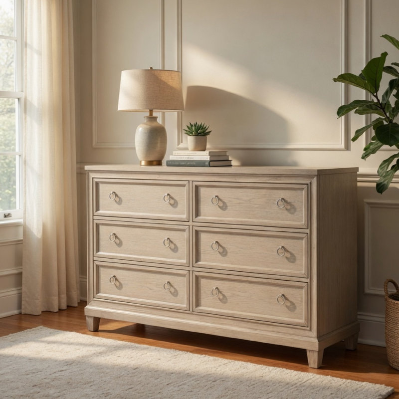Grande commode à 6 tiroirs Kylie