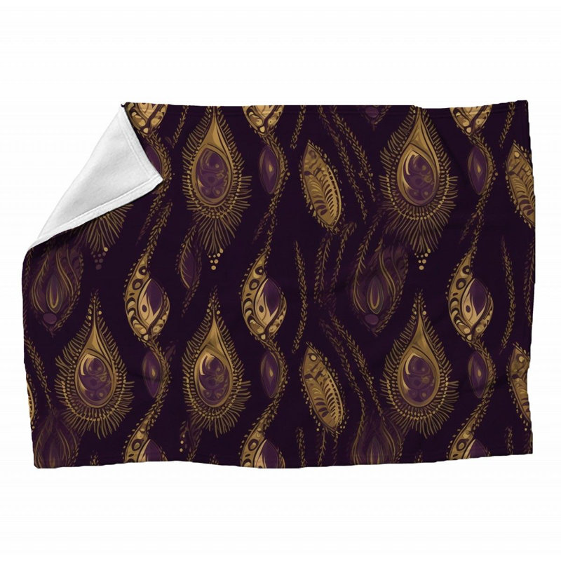 Machine Printed Throw Blanket, Throw