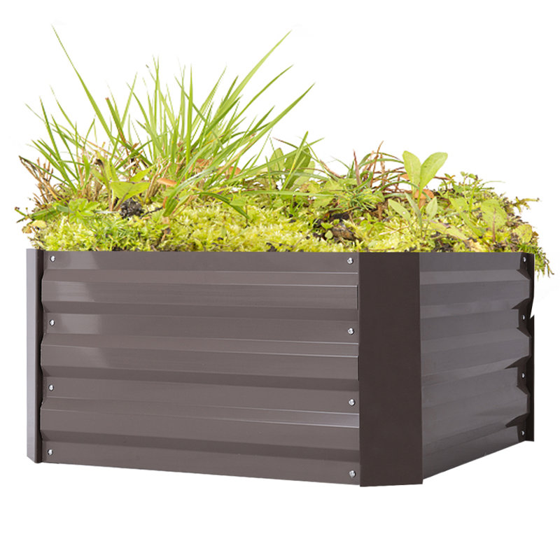 Metal Planter Box, 100cm H x 100cm W x 30cm D