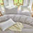 XINMIANFANG Striped Duvet Cover Set 100% Washed Cotton Linen Like Textured Bedding Set 3 Pcs Comforter Cover for All Seasons-120117788-120117793