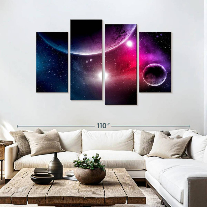 Oberle Stars And Planets, 54" H x 84" W
