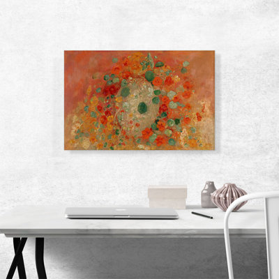 " Nasturtiums 1905 " by Odilon Redon Painting Print