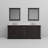 Dukes 80"  Double Vanity, Square Sinks And 30" Mirrors W/ Faucets-731382010-787786599