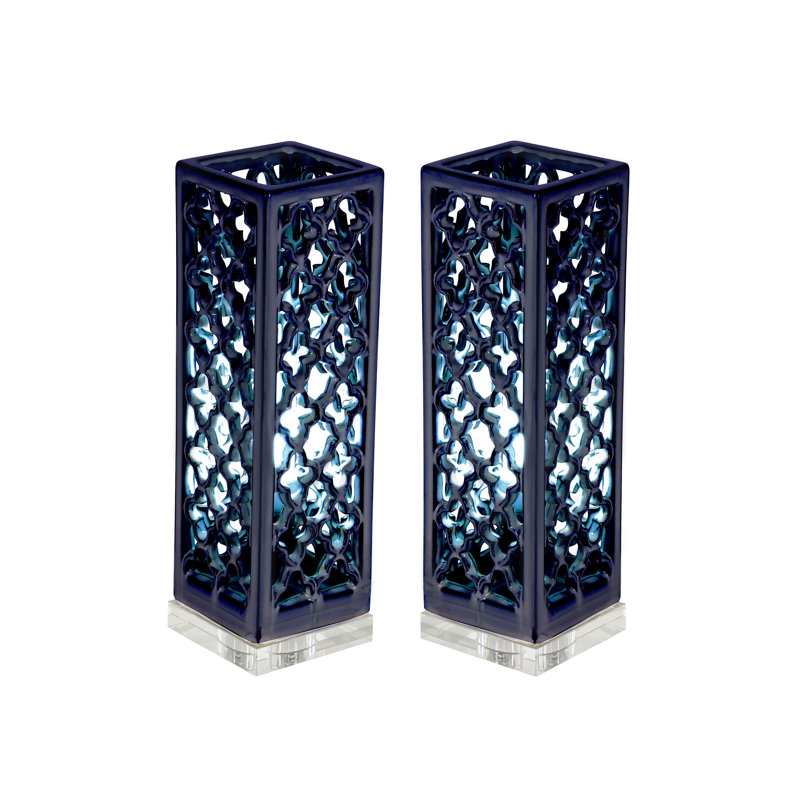 Bonifacio Ceramic Novelty Lamp, Blue