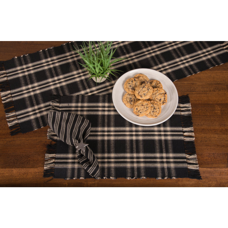 Ensemble de napperons en coton 6 pièces Kadren
