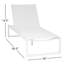 Chaise longue d'extérieur en aluminium Armando-100500466