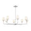 Lustre classique 8 lumières avec abat-jour en lin blanc -1978234838