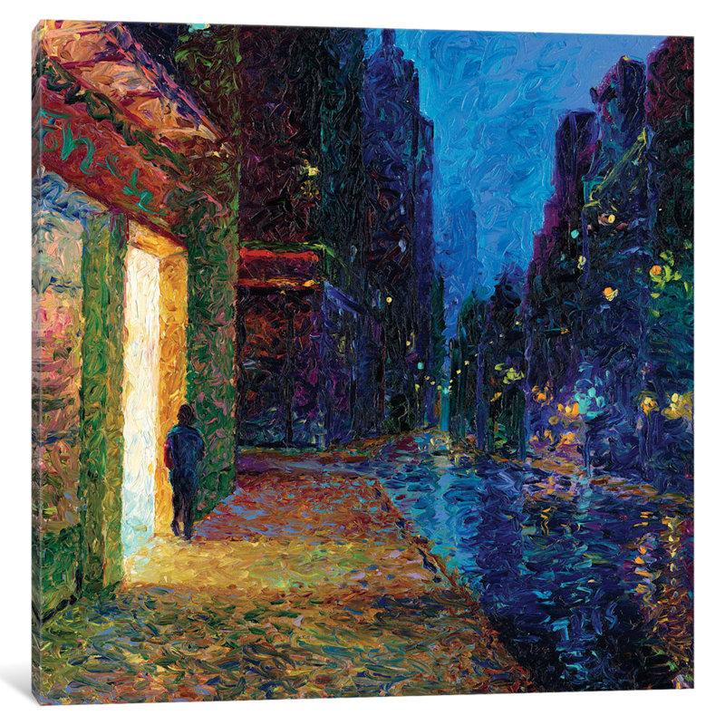 « iris », reproduction d’art sur toile tendue, "iris scott-window", H 12 po x l 12 po x P 1,5 po, Pas de tapis, Toile tendue