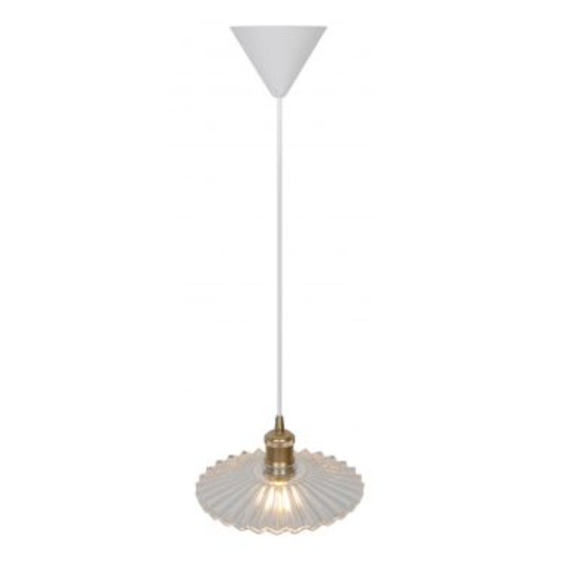 1 - Light Clear Cone Pendant, Clear
