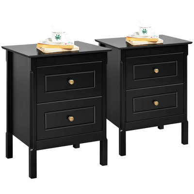 Emraan 48cm W Manufactured Wood Bedside Table