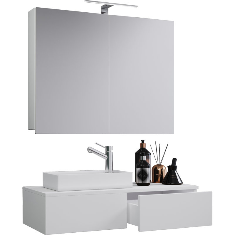 Ravit Bathroom Furniture Suite, White