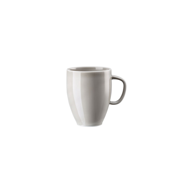 Junto Handmade Porcelain Coffee Mug, Pearl Gray