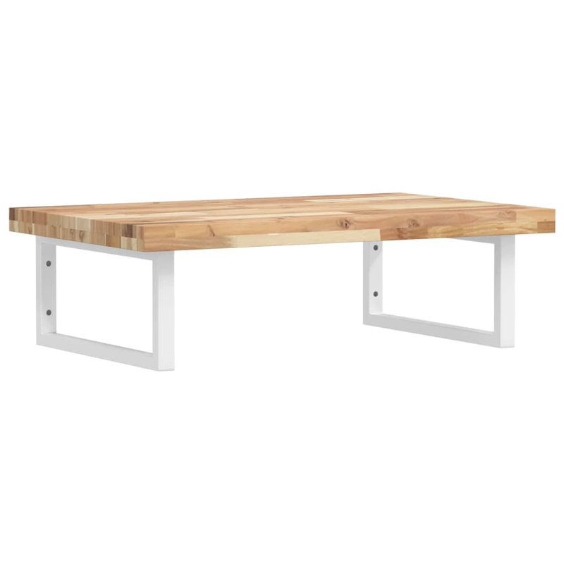 Bryston 100cm Solid Wood Bathroom Vanity Top, Acacia/White