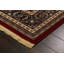 Tapis rouge/brun en laine wheeler Cirro-4240510