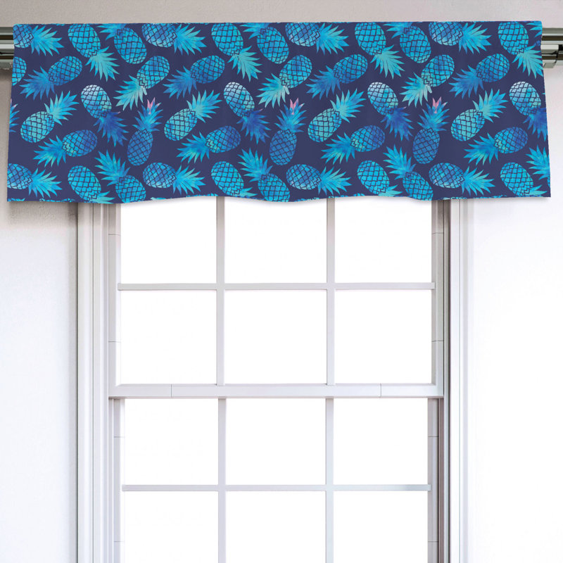 Sateen Ruffled Window Valance