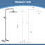 Ensembles de douche à fixation murale 48-1 / 2 po H-123298406