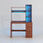 Computer Desk with 3 Drawers, LED Lighting, Charging Station & Bookshelf-70216240