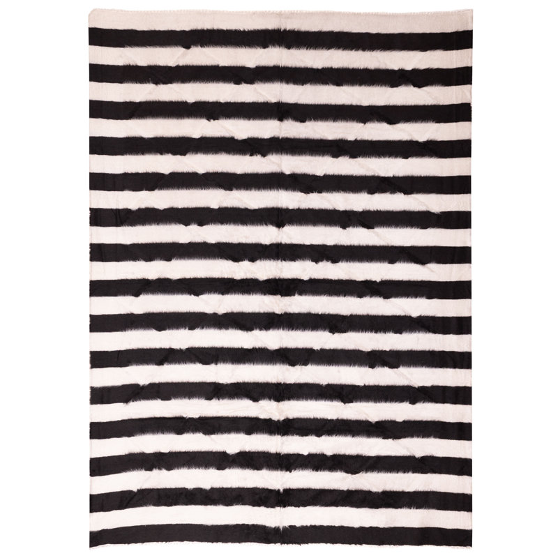 Tapis Condron noir et ivoire 305 cm x 396 cm