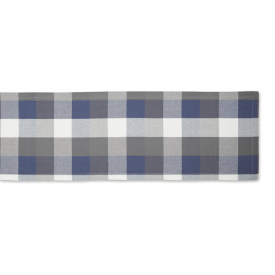 Betzaida Checkered 100% Cotton Table Runner