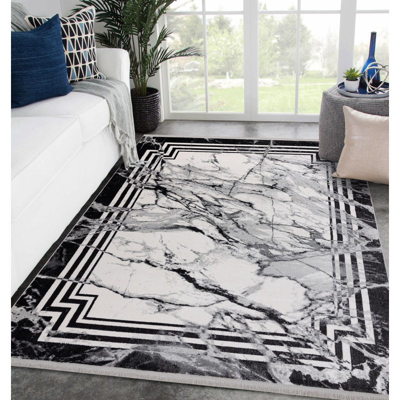 Cayser Abstract Area Rug, Rectangular 160 x 220cm