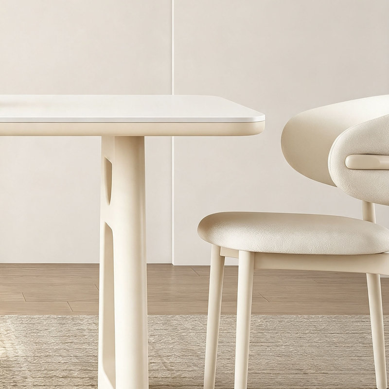 Sintered Stone Table, 29.5" H x 55.1" W x 31.5" D