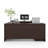 U-Shaped Executive Desk With File Cabinet-1730074272