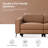 Soott 79.5"W Modern Leather Power Reclining Sofa with USB Port-128930509
