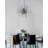 Cherre 6 - Light Spike Dimmable Black Asteroid Chandelier