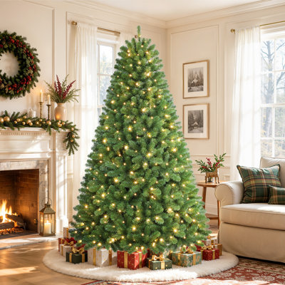 Lighted Artificial Christmas Tree  with Warm White Lights