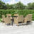 Patio Dining Set with Rectangular Table , Cushions Included-678315225-719622435-719622440
